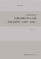 日据时期台湾与大陆关系史研究（1895—1945）