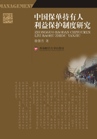 中国保单持有人利益保护制度研究