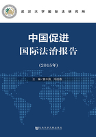 中国促进国际法治报告（2015年）
