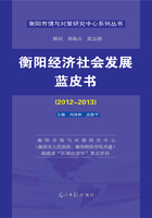 衡阳经济社会发展蓝皮书：2012-2013
